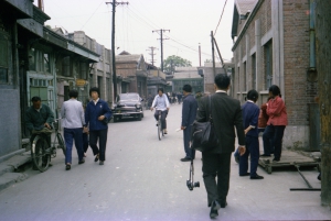 1979年頃の北京の街角