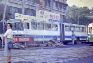 路線バスは連結車