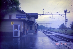 マイエンフェルトの駅